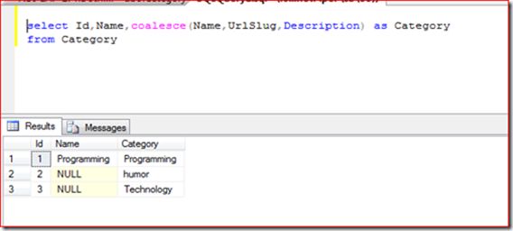 console function in sql server in 2008